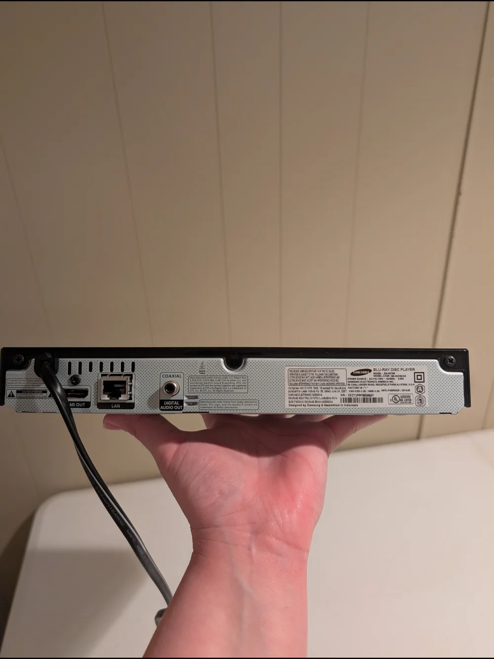 Samsung Black Blu-ray Player